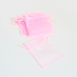 Fabric organza gift bag 9x10cm, 20pcs