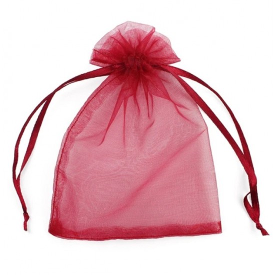 Fabric organza gift bag 16x18,5cm, 10pcs