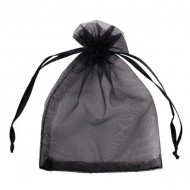 Fabric organza gift bag 19x25cm, 5pcs