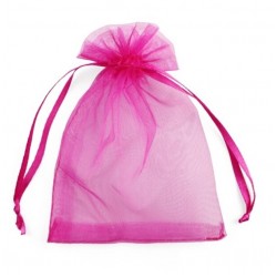 Fabric organza gift bag 16x18,5cm, 10pcs