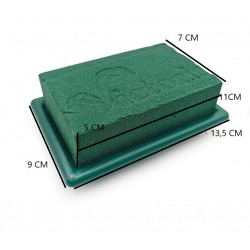 Floristikas pamatne ar plastmasas pamatnes TABLE DECO MINI GREEN 11cm