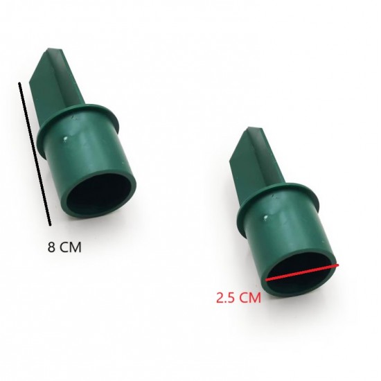 Floristikas plastmasas svečturis 12gab.,8 cm