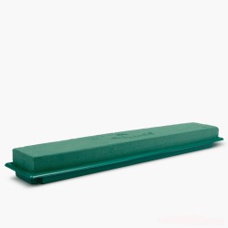 Floral foam for fresh flowers with plastic base TABLE DECO MAXI GREEN 48cm