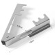Instruments rožu ērkšķu un lapu  noņēmējs 1 pcs., "steel''