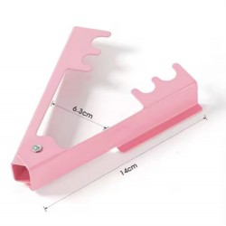 Instruments rožu ērkšķu un lapu  noņēmējs, 1 gab. "pink''