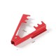 Rose leaf thorn remover,1 pcs., red