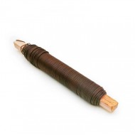 Binding wire on wooden pegs, 0.7mm 100g, "brown"