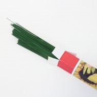 Флористическая проволока, резанная 40см, 1.4мм, 1кг, "green"