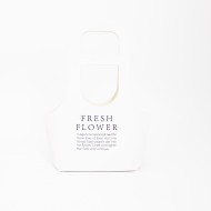 Flowers bag FRESH FLOWERS, white 10pcs