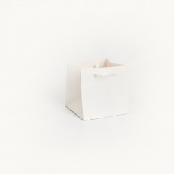 Paper gift bag 15*15*15cm 1pcs, white