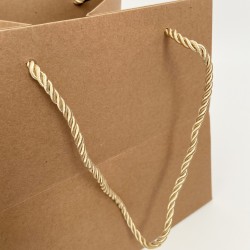 Paper gift bag 20*20*20cm 1pcs, kraft