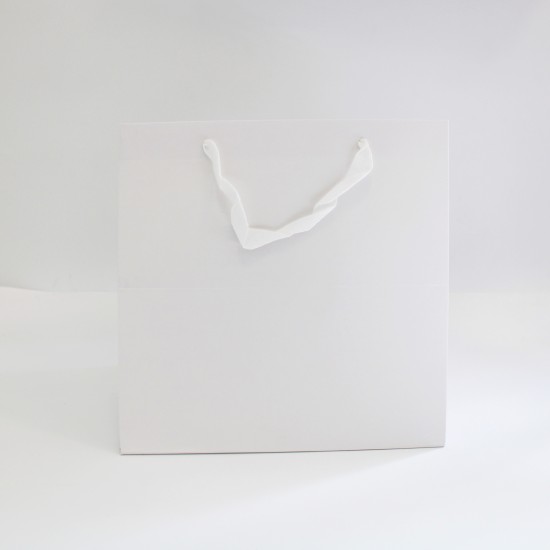 Paper gift bag 30*30*30cm 1pcs, white