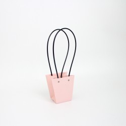 Flowers bag  8*12*12cm S size, pink, 1pcs