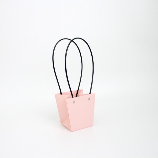 Flowers bag 9*13*13cm M size, light pink, 10pcs