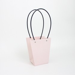 Flowers bag 11*20*20cm XL size, pink, 10pcs