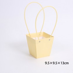 Flowers bag yellow, 10pcs