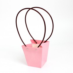 Flowers bag  8*12*12cm S size, dark pink, 1pcs