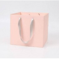 Paper gift bag 19*19*15cm 1pcs, pink