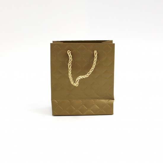 Papīra dāvanu maiss ar virves rokturiem  8,5*17,5*24cm, 1 gab