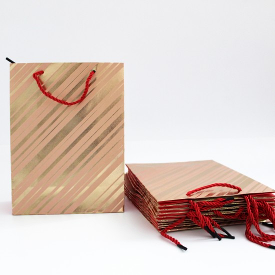 Paper gift bag 8,5*17,5*24cm 12pcs