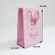 Paper gift bag, BABY GIRL, 8,5*17,5*24cm 1pcs