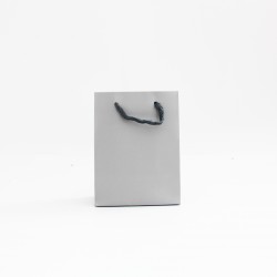 Paper gift bag 6.5*12*16cm, 1pcs, grey