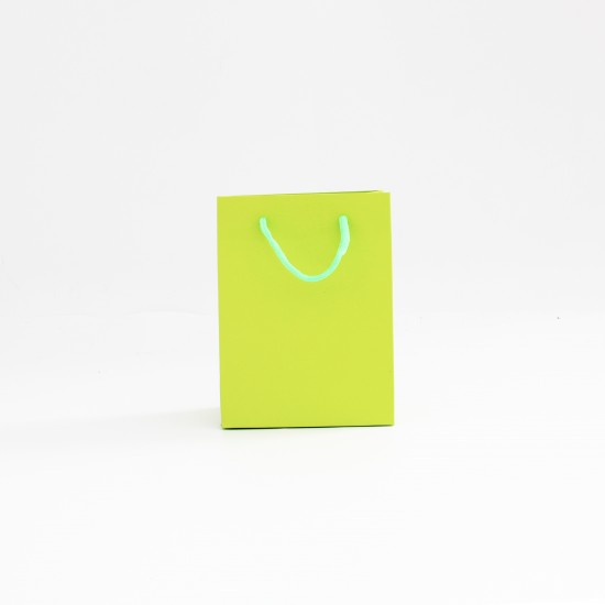 Paper gift bag 6.5*12*16cm, 1pcs, green