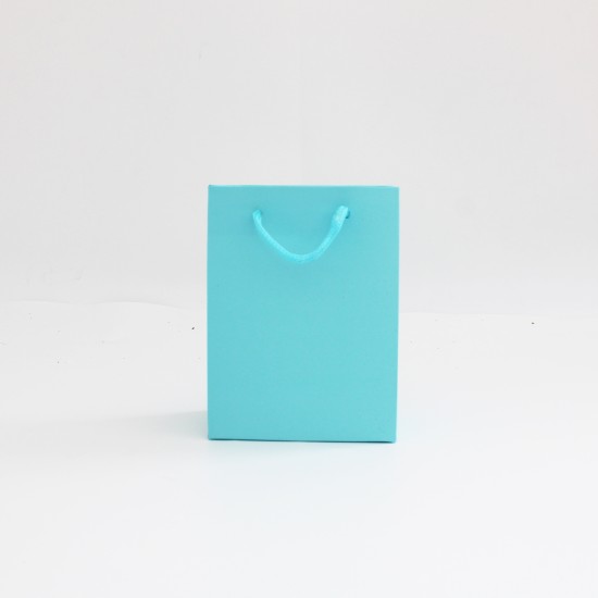 Paper gift bag 6.5*12*16cm, 1pcs, lt.blue