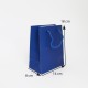 Paper gift bag 8*14*18cm, 12pcs, blue