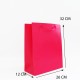 Paper gift bag 12*26*32cm 1pcs, fuchsia