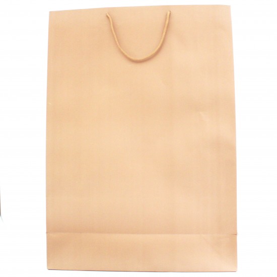 Paper gift bag 70*50*19cm, 12pcs, bronze