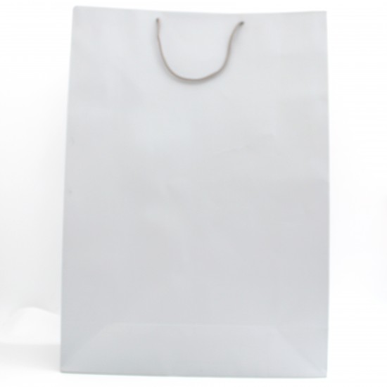 Paper gift bag 70*50*19cm, 12pcs, silver