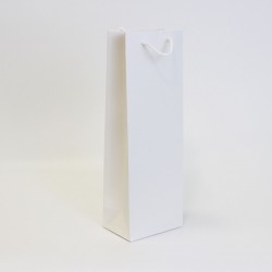 Paper gift bag for vine bottle  8.5*12.5*36cm, white 1pcs