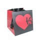 Gift bag LOVE 28*28*28cm, 1pcs,  black