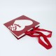 Бумажный подарочный пакет LOVE 28*28*28см, 1шт., "red"