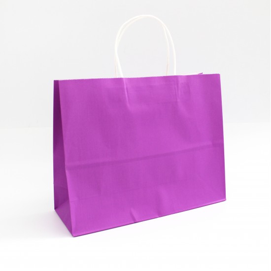 Paper bag with twisted handles 25*31*11.5 cm, 12 pcs