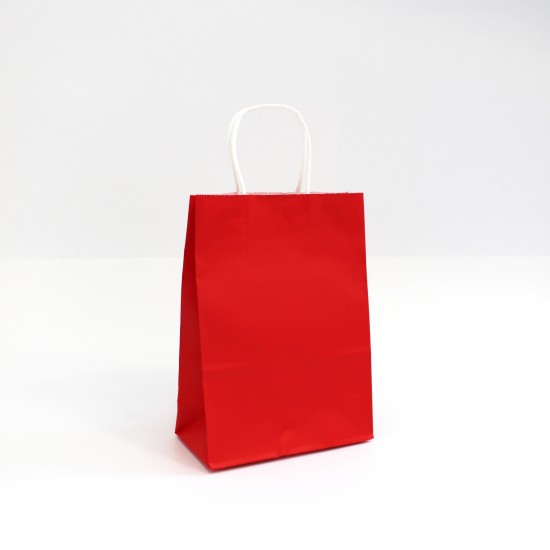 Paper bag with twisted handles 22*16*8 cm, 12 pcs