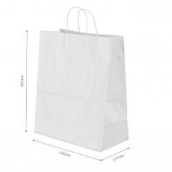 Paper bag with twisted handles 32*17*39cm, 1 pcs