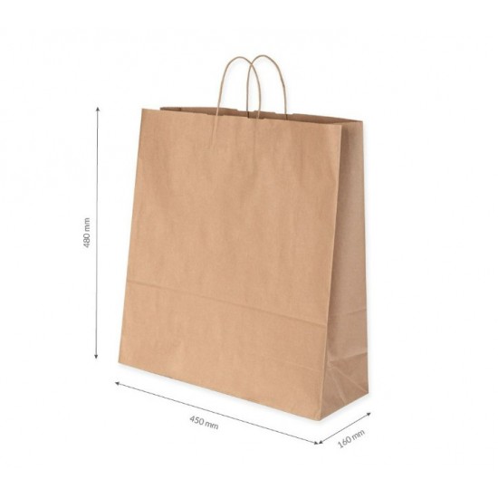 Paper bag with twisted handles 45*16*48cm, 1 pcs