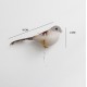 Artificial Birds 12 pcs., grey