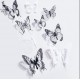 Accessories butterfly, black and white, size from 9 till 13cm, 32pcs