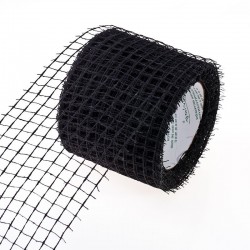 Floral mesh 10cm*10m, black