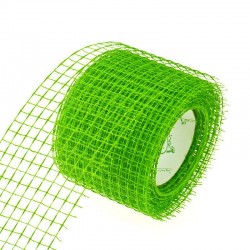 Floral mesh 10cm*10m, light green