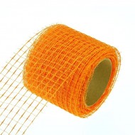 Floral mesh 10cm*10m, orange