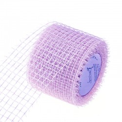 Floral mesh 10cm*10m, light purple