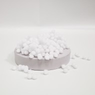 Pom Pom Balls d-8mm, 300 pcs. white