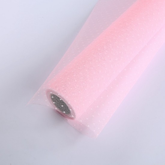 Тюль для упаковки 50см/4,5м, "pink"