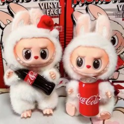 Labubu "COCA-COLA" mīkstā rotaļlieta maisā 1gab.