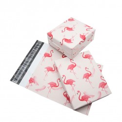 Shipping mailer envelopes   45*56+4cm, FLAMINGO, 100pcs