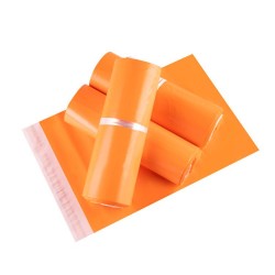 Shipping mailer envelopes  25*31+4cm, Orange, 100pcs